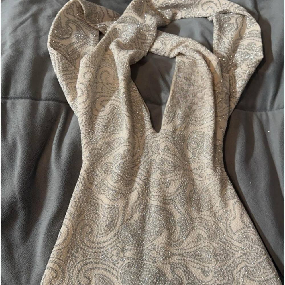 Glitter cross body dress